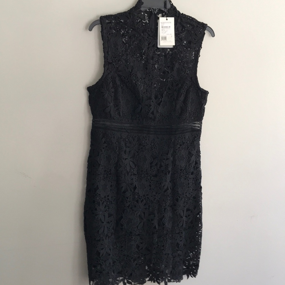 Black Bardot dress